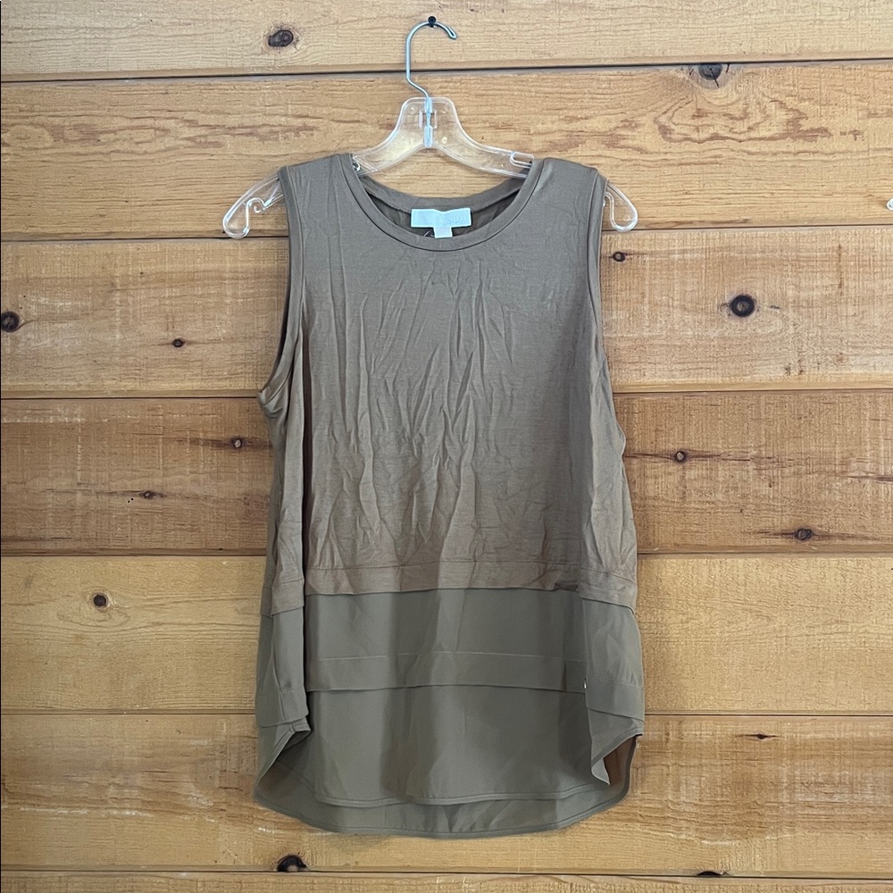 Michael Michael Kors brown tank top blouse NWT